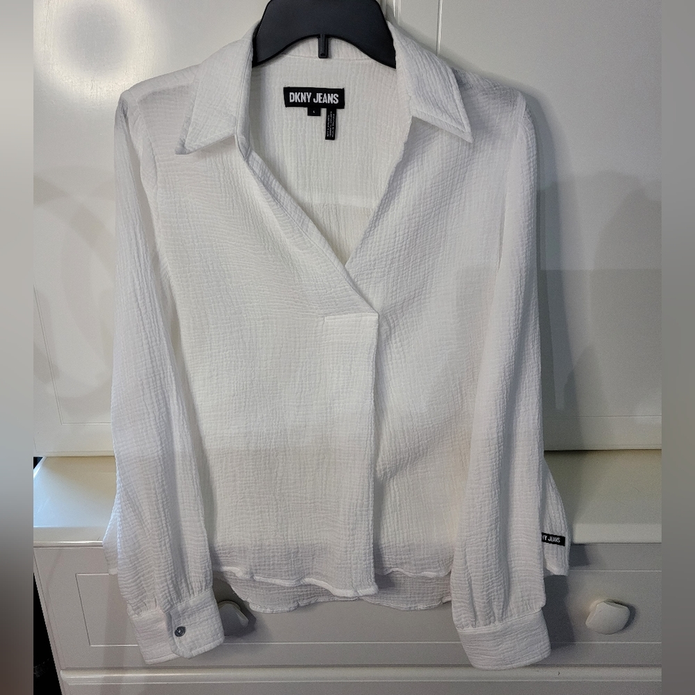 2 piece DKNY shirt and pant.